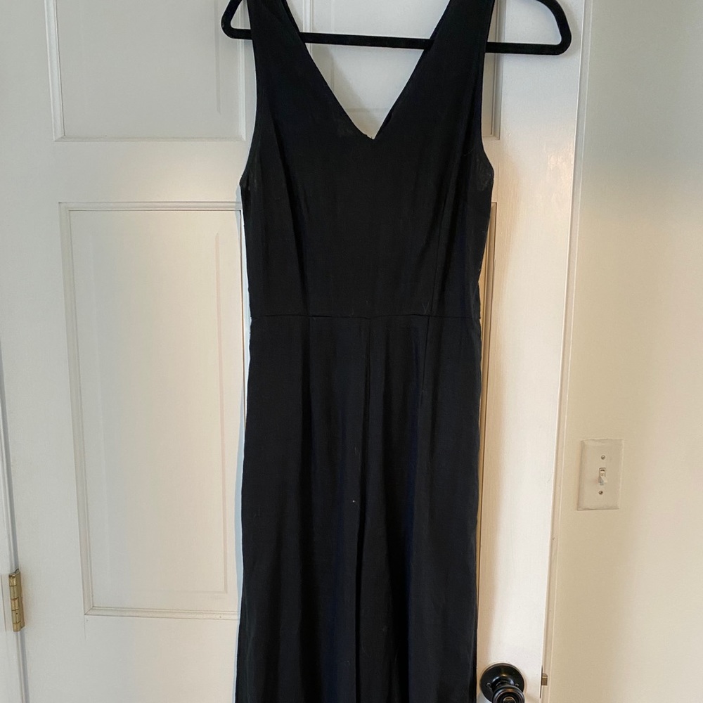 Who What Wear black jumpsuit with knot detail